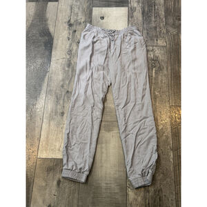 GAP KIDS CASUAL PANTS XXL 14-15 FAUX FLY TWO POCKETS ELASTIC AT CUFF TIE EUC